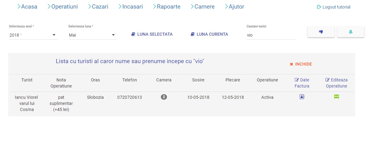 editare operatiune